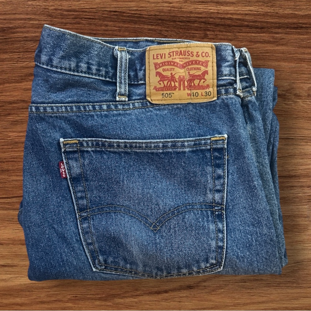 Men’s Levi’s 505 blue jeans 40x30